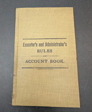 Executor's and Administrator's