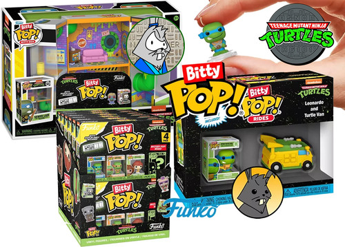 Tmnt ninja turtles bitty - ninja,