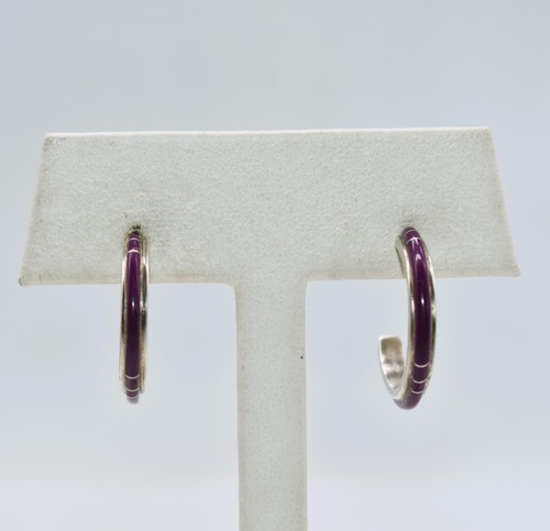Sugilite inlay sterling silver - sugilite,