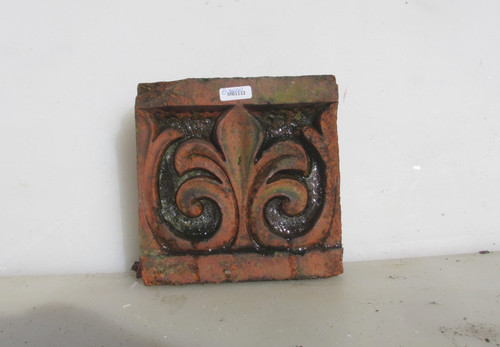 Antique terracotta wall brick - wall,