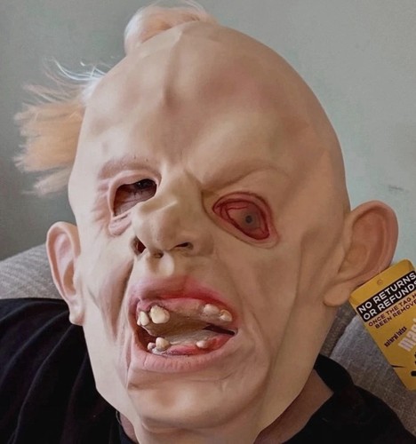 Sloth latex mask deluxe - latex,