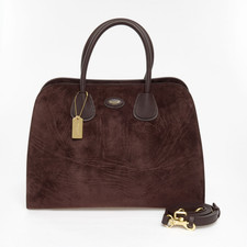 Moncrief Chocolate Brown Suede