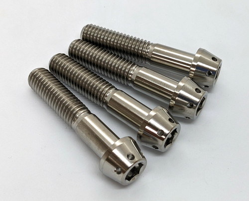 Yamaha titanium front axle - front,