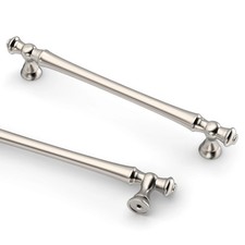 9Build 10 Pack 160mm Satin Nickel Cabinet Drawer Pulls Handles Zinc Alloy
