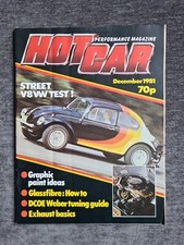 Hot Car Magazine December 1981