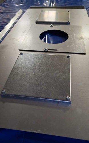 Stove register plate chimney - register,