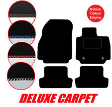 Renault Clio 2013 Onward Tailored Car Mats Deluxe Carpet & Edgings with clips