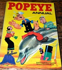 Vintage Popeye Cartoon Character Annual 1968