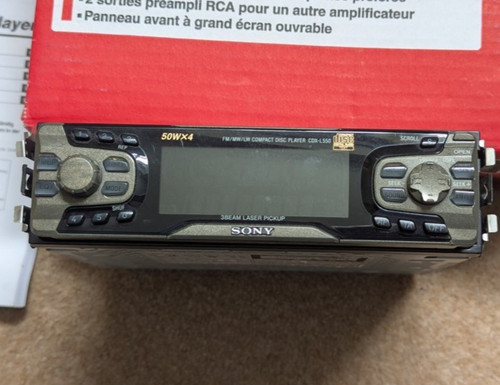 Sony cdx l550 - cdx-l550, cd