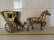 Vintage Large Brass Horse and