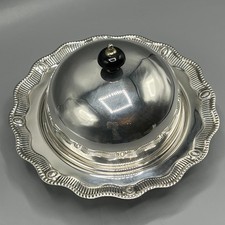 Antique silver plated muffin - antique,