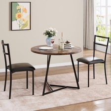 Compact Table and 2 Chairs Set