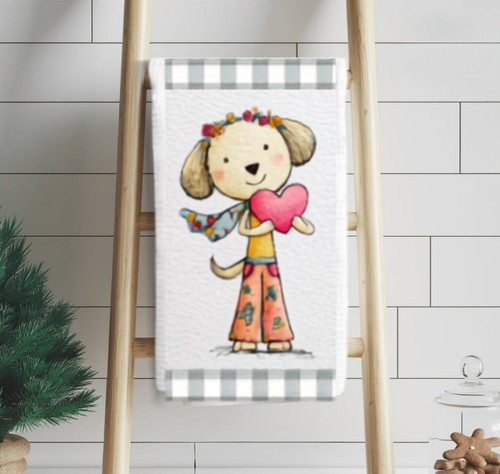Whimsical design tea towel - whimsical,