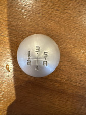 MGTF MGF MARK 2  SILVER ALLOY GEAR KNOB Used genuine MG Fitting After Market