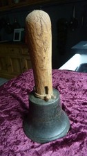 Antique cast iron hand bell