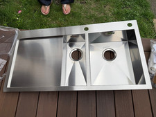 NEW Blanco ZEROX 6 S-IF RE 1.5 Bowl Stainless Steel Kitchen Sink Left Hand D