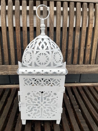 Large moroccan lantern candle - lantern,