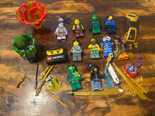 Lego Ninjago MinIfigures Body Parts Accesories Inc Red Spinner And Much More