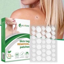 NEW SKIN TAG REMOVER PATCHES NATURAL TREATMENT MOLES WARTS SAFE NO PAIN/SCARS