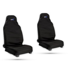 For Vauxhall Corsa Insignia Zafira VXR Recaro Bucket Black Seat Cover Blue Pair
