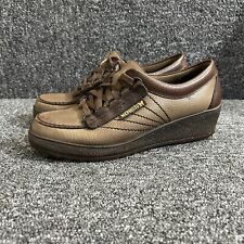 Mephisto Lady Comfort Shoes Womens UK 5 Brown Leather Walking Trampolin