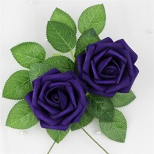 10X Foam Roses Artificial