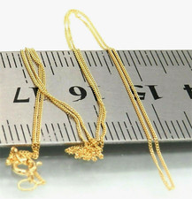 9ct gold chain 16 inch curb