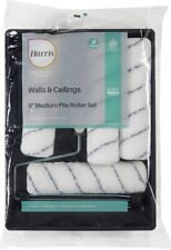 Harris Walls & Ceilings 9" Medium Pile Sleeve Paint Roller Set with Tray & Frame