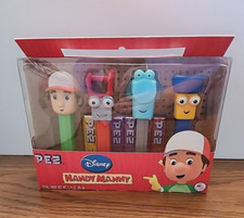 Disney Pez Candy & Dispenser Handy Manny Toolbox Collectible Set NIB