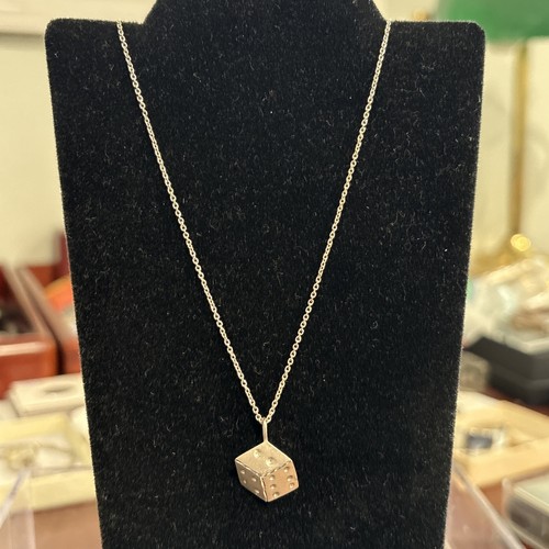 Sterling silver dice - sterling,