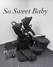 Icandy orange twin pram 2 - icandy, 3