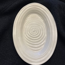 Sophie Conran Portmeirion White Small Oval serving Plate Platter Tray 32x22cm