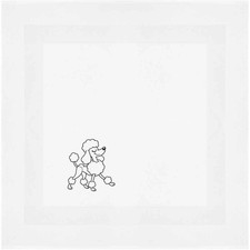 'Prancing Poodle' Cotton