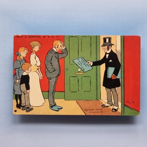 Comic postcard 1907 tom - comic,