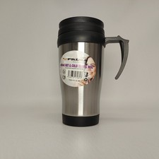 2x Travel Mugs 400ml Hot &