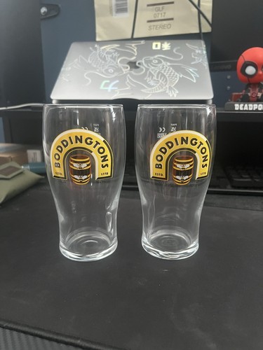 Boddingtons pint glasses 20oz - boddingtons,