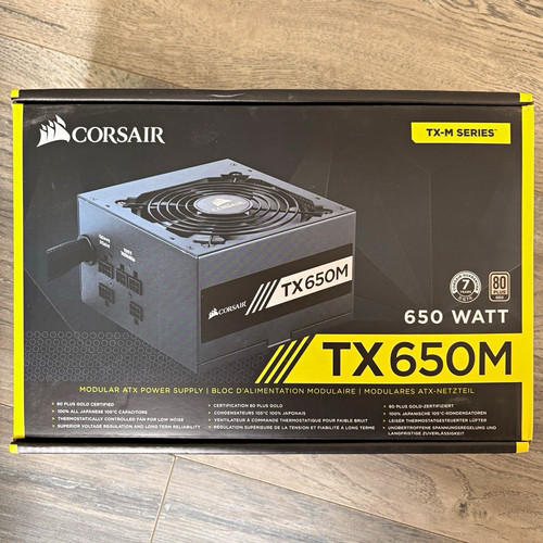Corsair tx650m 650w - 650w, modular