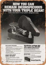 METAL SIGN - 1977 Triple Beam