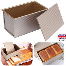 Large Non Stick Rectangle Toast Bread Loaf Tin Box Carbon Steel Baking Case HOT