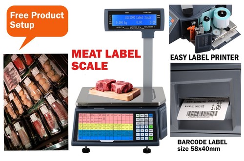 Butcher scale with - scale,