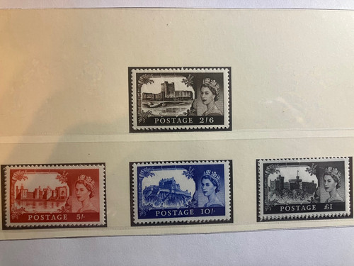 Queen elizabeth castles mnh - queen,