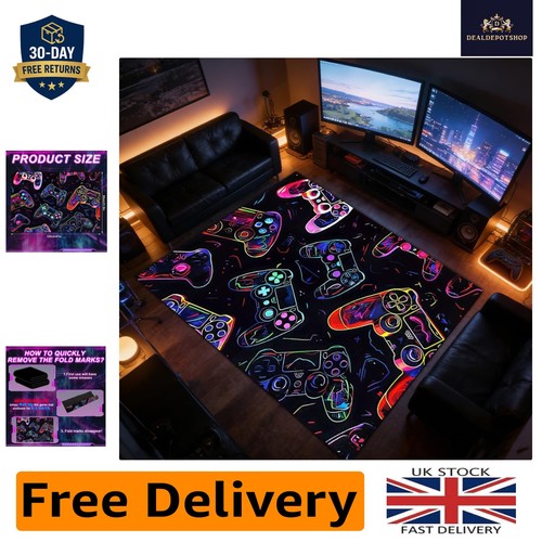 Colorful gaming rug for boys - for,