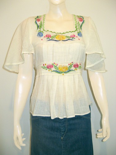 Vintage 1970s embroidered - 1970s,