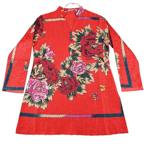 Red floral peony butterfly - red,