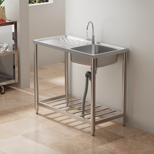 Stainless steel single bowl - stainless,