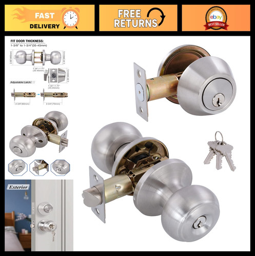 Keyed identical deadbolt - identical, &
