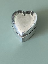 Heart Shape Solid Silver Pill