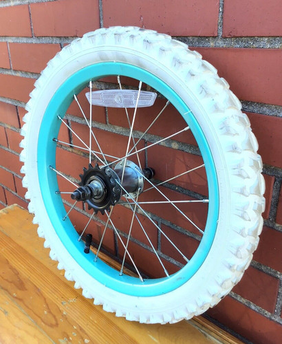 Bicycle rear blue coaster - 16",