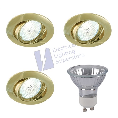 Polished brass gu10 - 3,