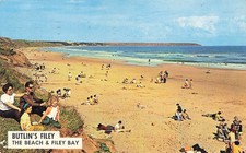 chrome postcard Butlins Filey